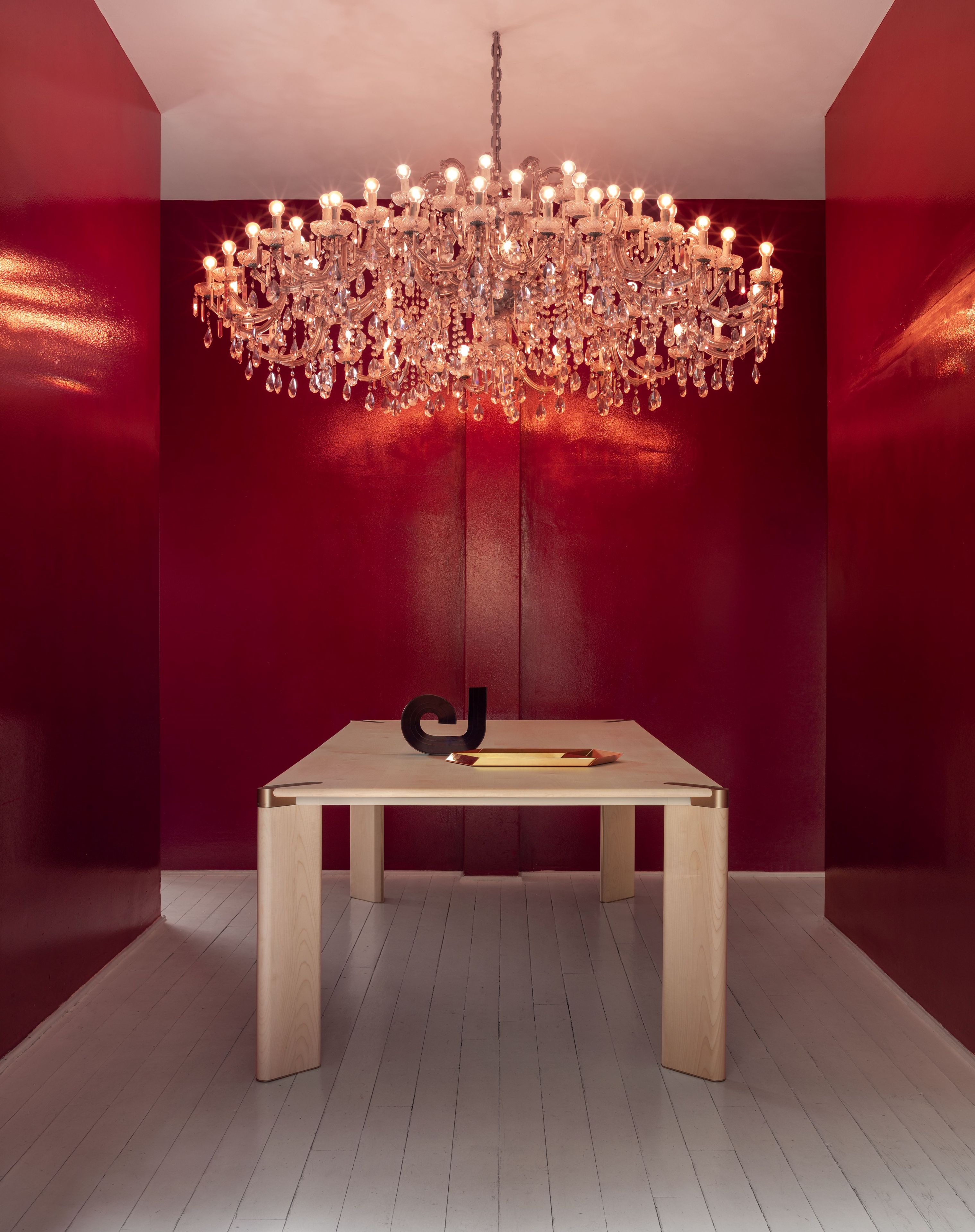 Прямоугольный обеденный стол из дуба GHIDINI1961 восемьдесят ARCH-00090520 - Вид №1