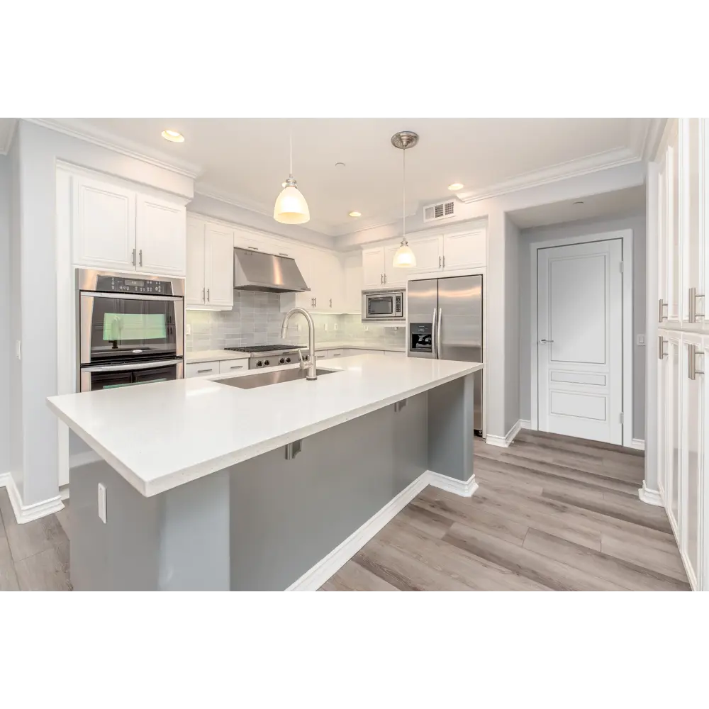 Дверь межкомнатная Сканди 3Р глухая эмаль цвет белая 70х200 см VELLDORIS STLM-2095385 - Вид №3