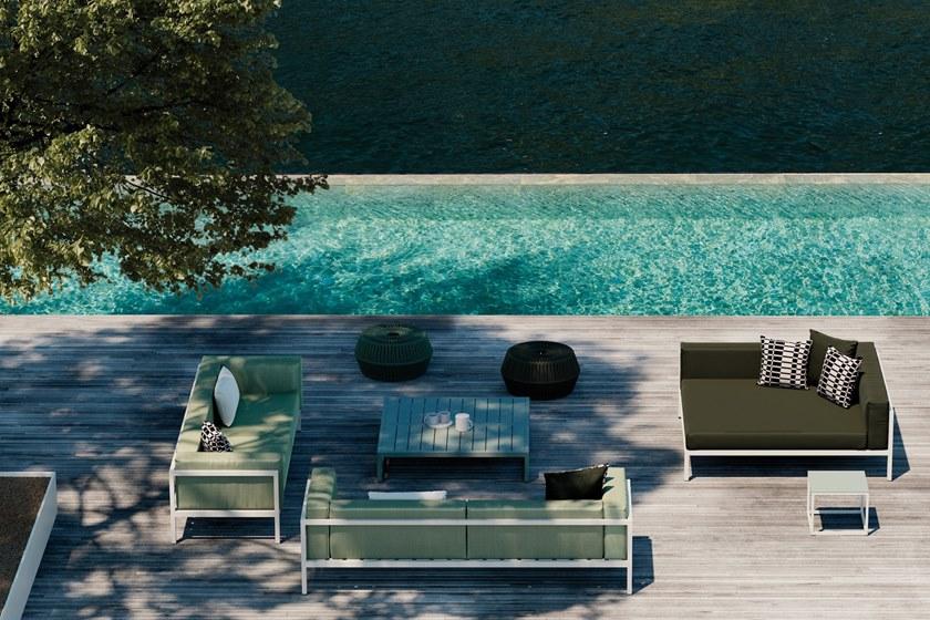 Kettal Круглый садовый пуф Zigzag sun-id-1383864 - Вид №8