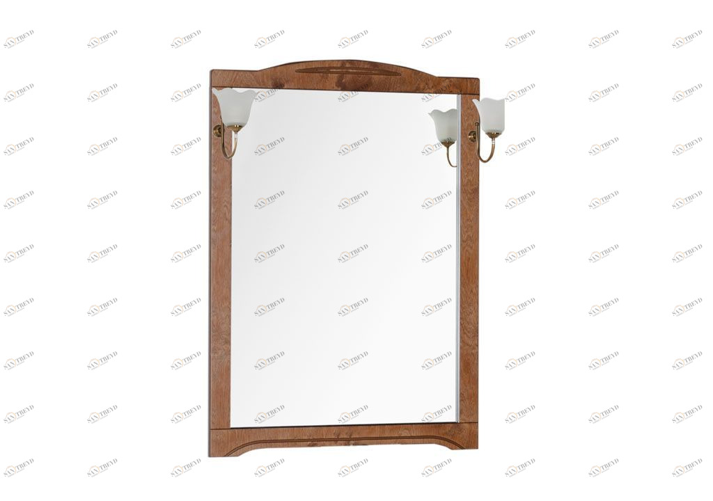 Зеркало Aquanet Луис 80 темный орех 00173218