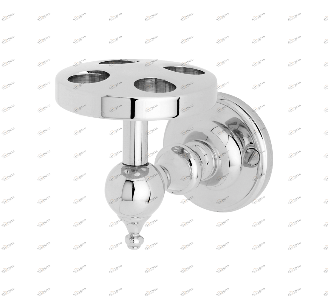 Gentry Home Держатель стакана с кристаллами Oxford Хром GH100574