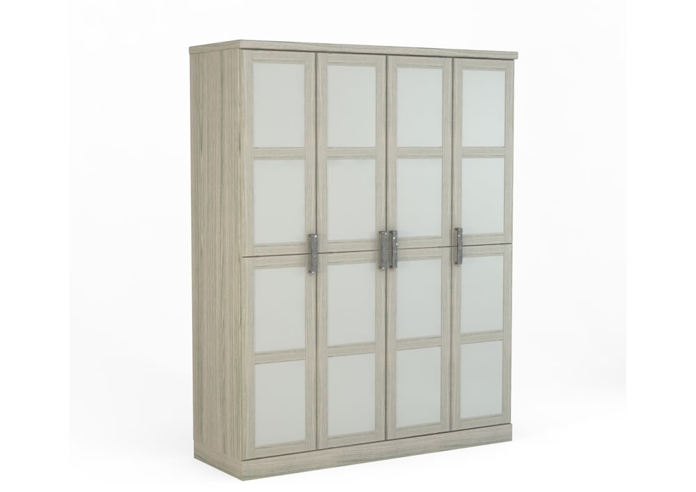 Шкаф распашной четырехстворчатый коричневый "Парма" DREAMLINE ПАРМА 176287 Коричневый - Вид №3