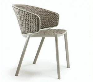 Ethimo Садовое кресло из веревки с подлокотниками Pluvia