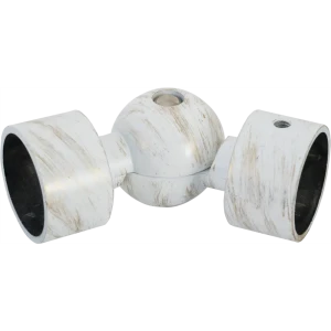 Эркерный элемент Orbis, металл, античный белый