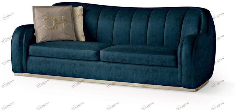 Carpanese Home 3-х местный диван из нубука Heritage 6739