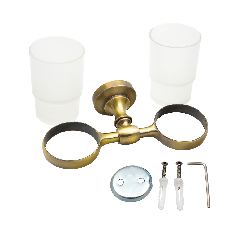 RB52003 Держатель с 2-мя стаканами , стеклянный Raiber  - Вид №2