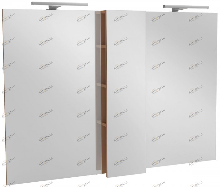 EB1338-NF Зеркало 138 см, с полками Jacobdelafon SOPRANO Santreyd