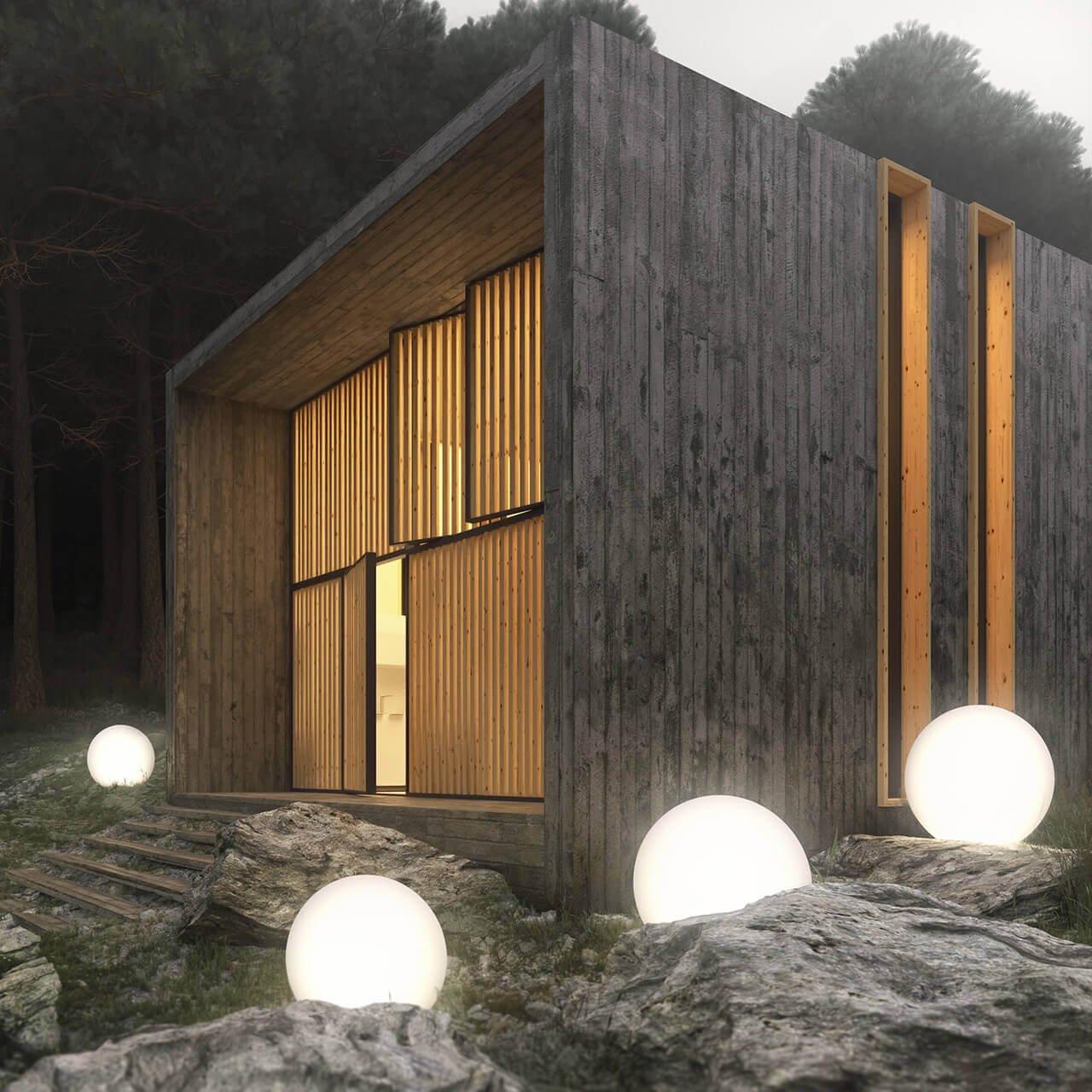 Ландшафтный светильник M3light Sphere 11572540 M3LIGHT SPHERE 311920 Белый - Вид №1