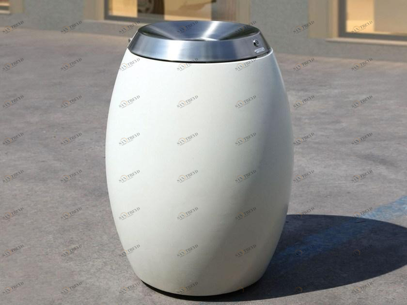 Metalco Контейнер для мусора HPC для использования вне помещений Stile molecular concrete sun-id-1453247