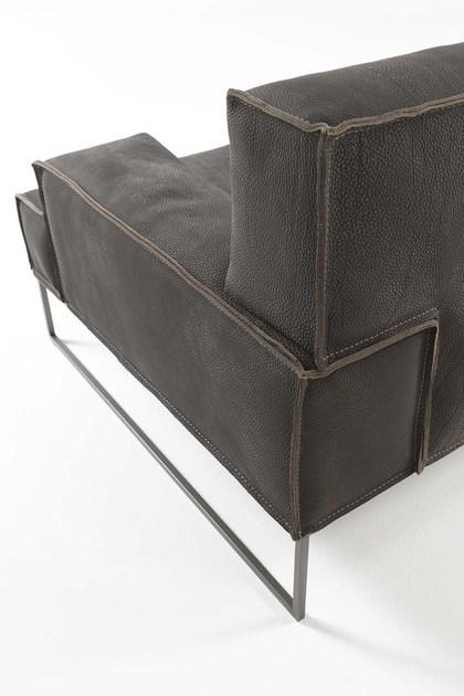 Frigerio Salotti Кожаное кресло с салазками и подлокотниками Cloud sun-id-1391432 - Вид №2