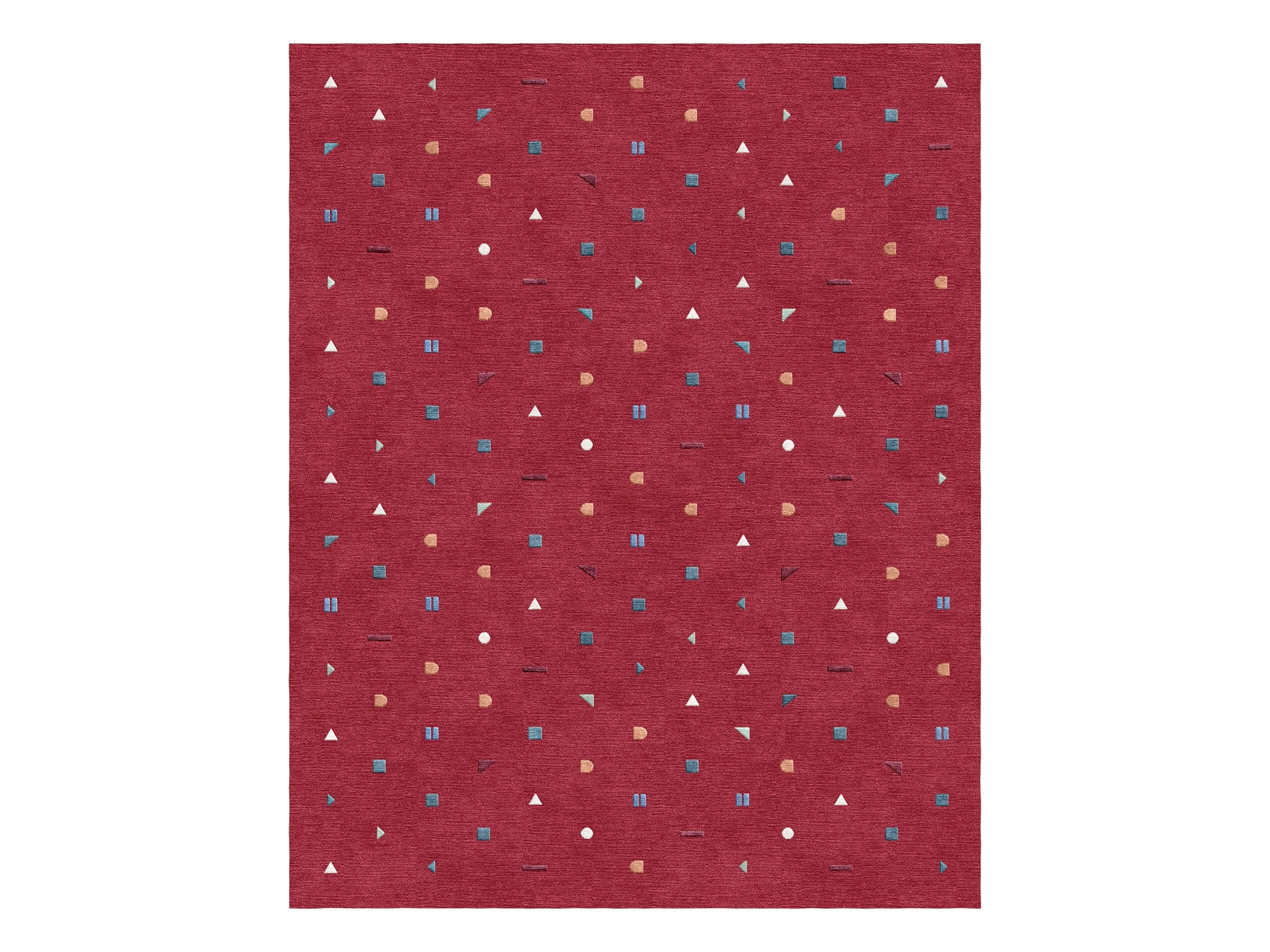 Прямоугольный ковер ручной работы Tapis Rouge Ludico Kids ARCH-00070919