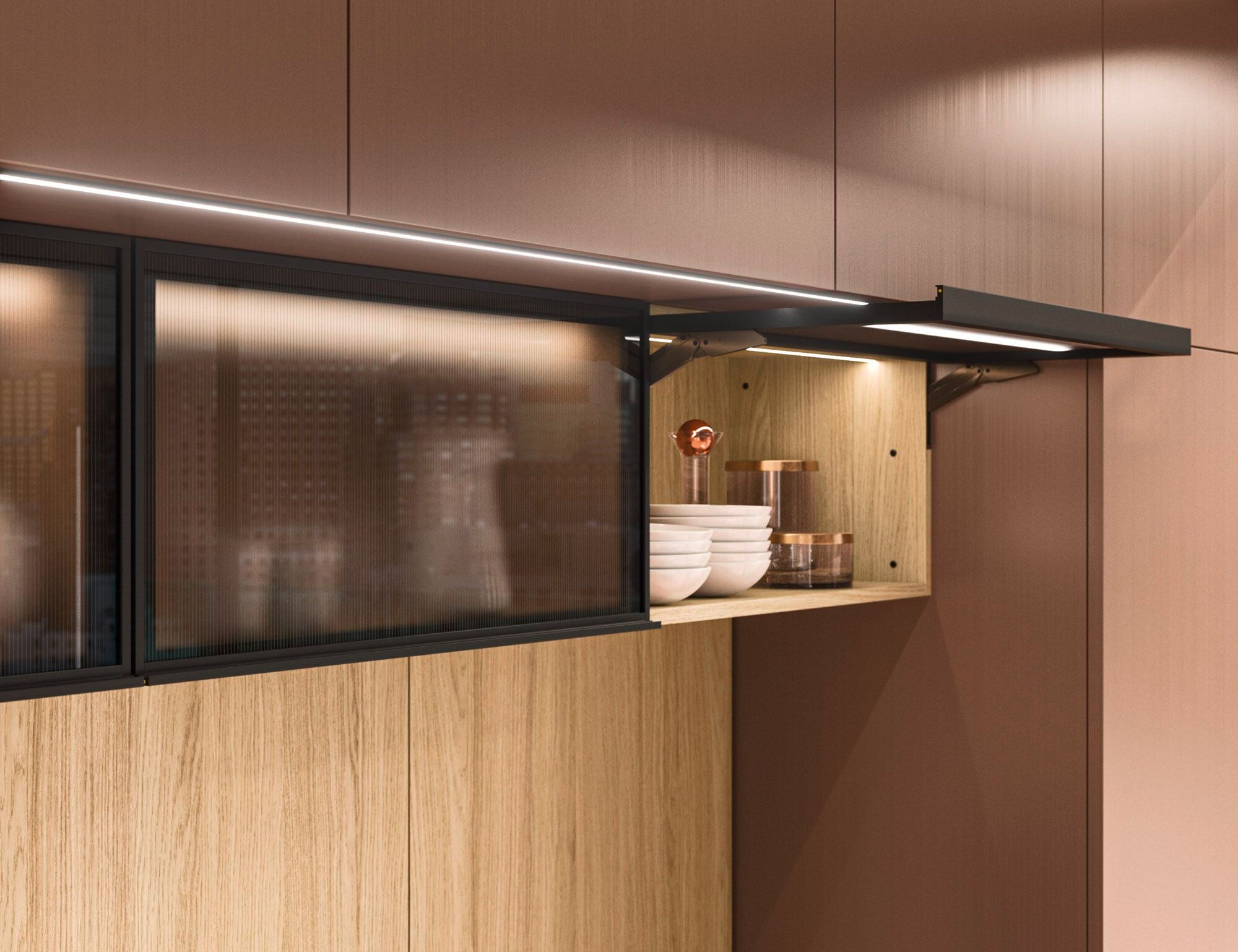 Деревянная оборудованная стена Arrital Feeling Home ARCH-00117584 - Вид №3