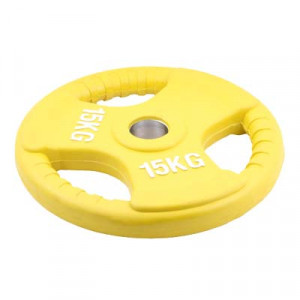 Олимпийский диск евро-классик с тройным хватом 15 кг Евро-классик