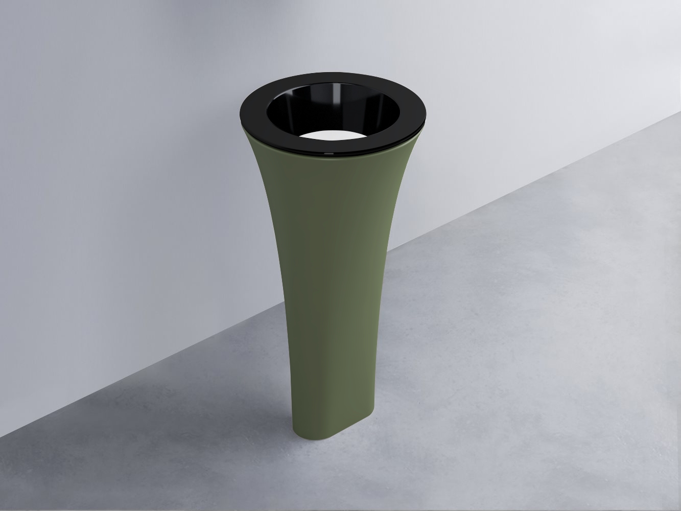 AMLA45-N+AMPILT-BL+AMCOLT-AG Раковина Amedeo Tondo отдельностоящая cielo Enjoy + Amedeo Ceramica Cielo