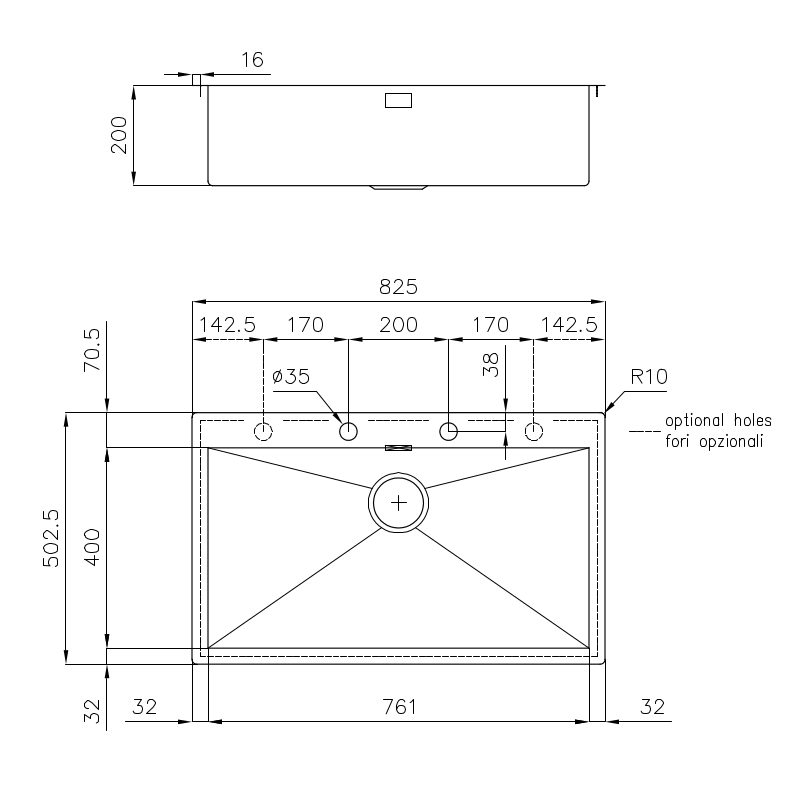 1229050 Мойка Quadra 1229 050 Fosterspa  - Вид №1