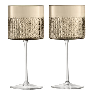 G1642-11-149 Набор бокалов для вина wicker, 320 мл, коричневый, 2 шт. LSA International
