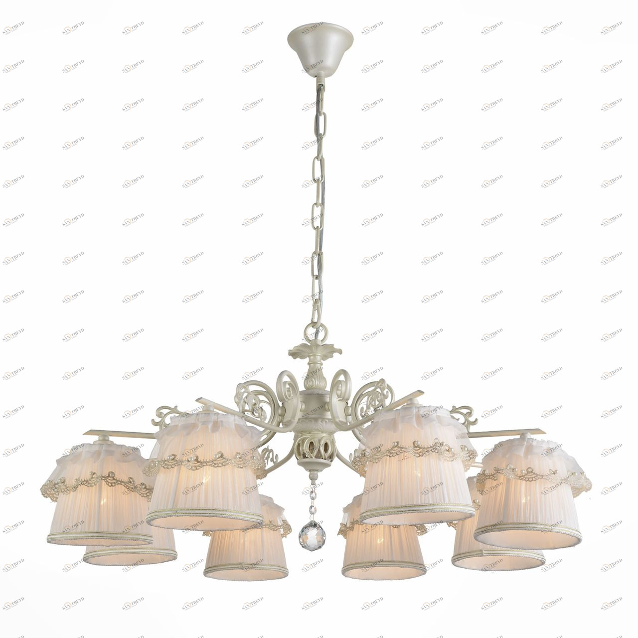 Подвесная люстра ST Luce Malia SL158.503.08 ST LUCE ДИЗАЙНЕРСКИЕ, MALIA 057844 Бежевый 