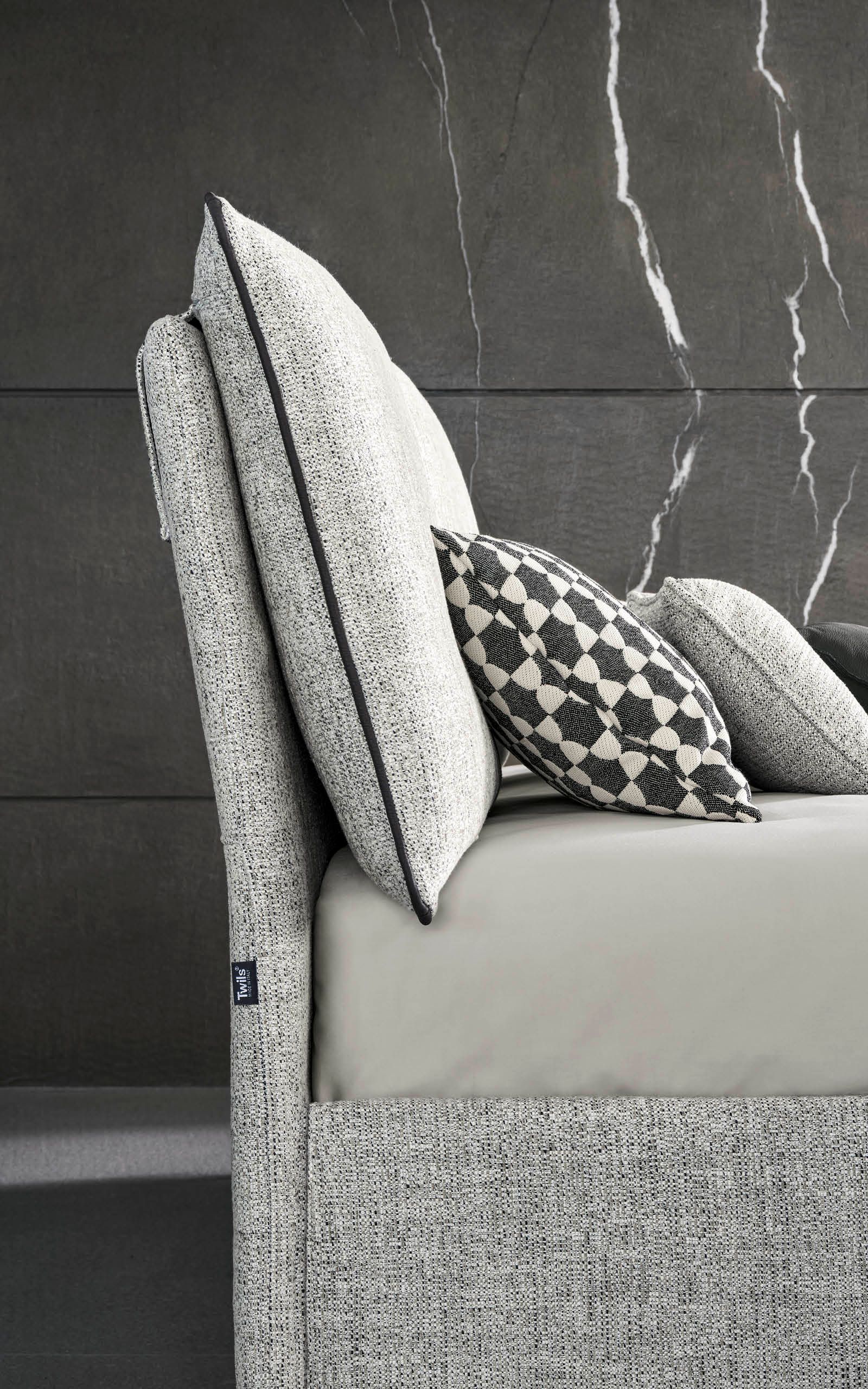 Двуспальная кровать с мягким изголовьем Twils Blanca ARCH-00079950 - Вид №5