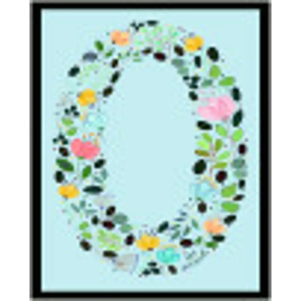 Цифра «0» самоклеящаяся 50x40 мм пенополиэтилен цвет глянцевый мультиколор DUCKANDDOG STLM-2154610