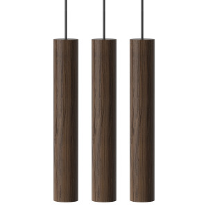 2231 Светильник , chimes cluster 3, D3 см, темный дуб UMAGE