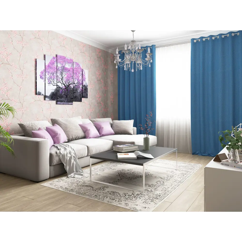 Обои флизелиновые Московская обойная фабрика Сакура серые 1.06 м 4038-9 STLM-2179067 - Вид №5
