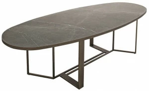 Shake Овальный керамический обеденный стол Boston