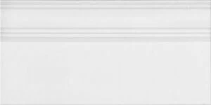 FME006R Плинтус Монфорте белый обрезной 40*20