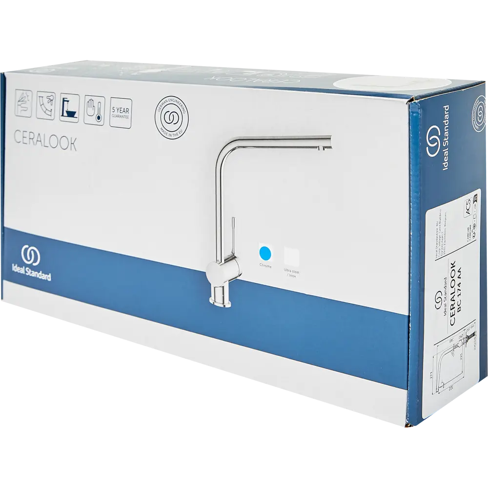Смеситель кухонный Ideal Standard Ceralook общая высота 34.8 см цвет хром STLM-2074410 - Вид №10