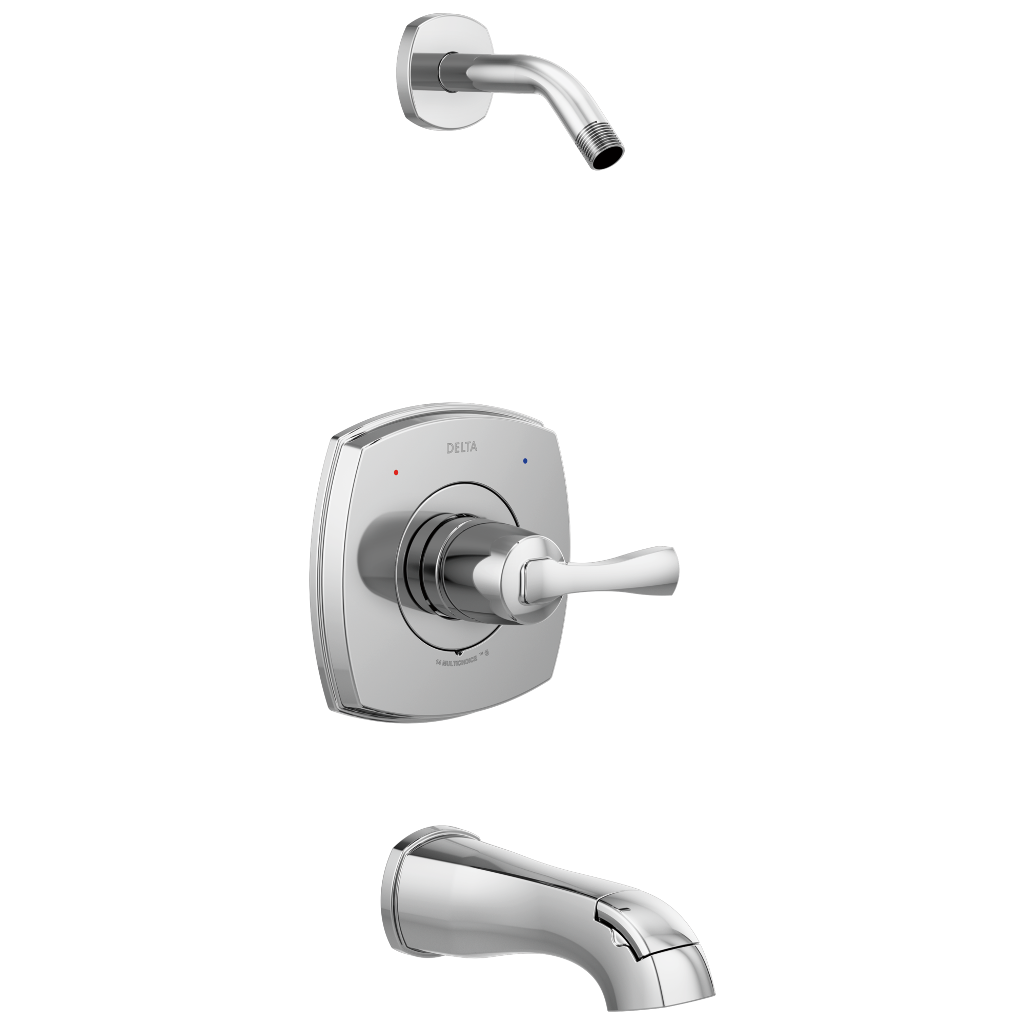 T14476-LHD Ванна и душ без насадки серии 14 Delta Faucet Stryke Хром 
