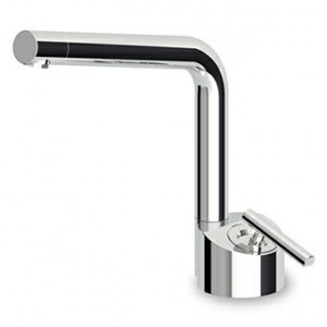 ZCL572 Смеситель для раковины, однорычажный, с удлиненным поворотным изливом, аэратором, гибкими шлангами. Zucchetti Closer