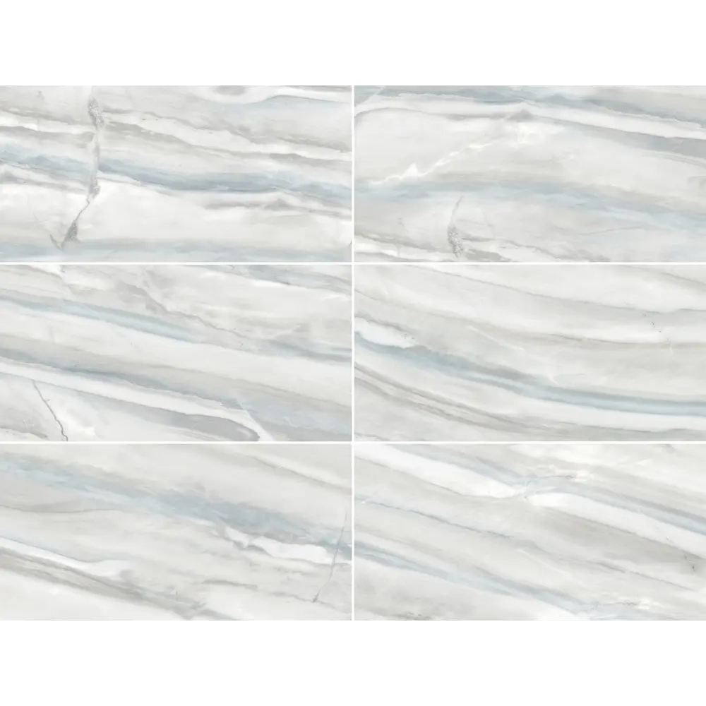 Плитка настенная Alma Ceramica Mercury 24.9x50 см 1.245 м² цвет серый STLM-2119292 - Вид №1