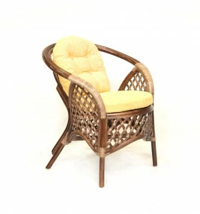 Кресло из ротанга Victory ЭКО ДИЗАЙН ПЛЕТЕНАЯ 009688 Бежевый;коричневый