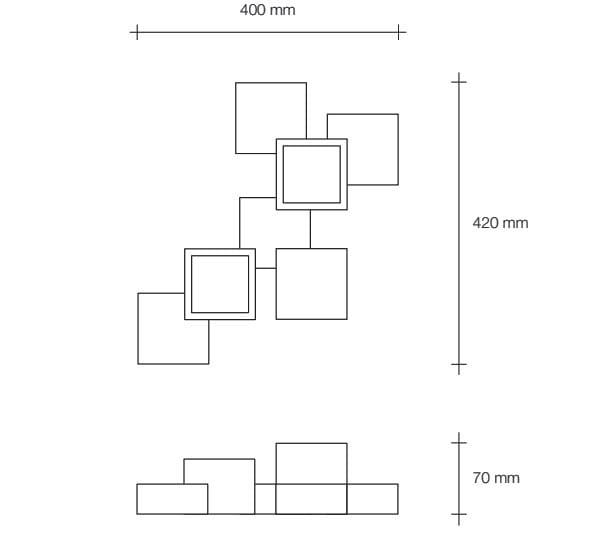 Гипсовый потолочный светильник Tecnico Side ARCH-00079672 - Вид №11