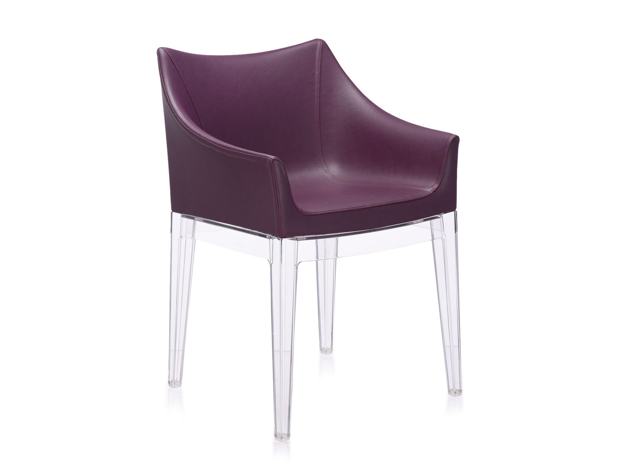 Стул из искусственной кожи с подлокотниками Kartell MADAME ARCH-00051290