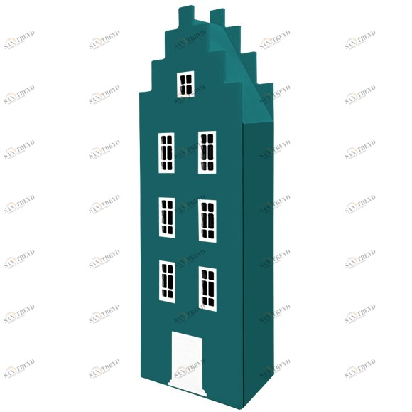 Шкаф-домик детский левый "Амстердам-1" МАНДАРИН АМСТЕРДАМ 178614 Зеленый Santreyd 