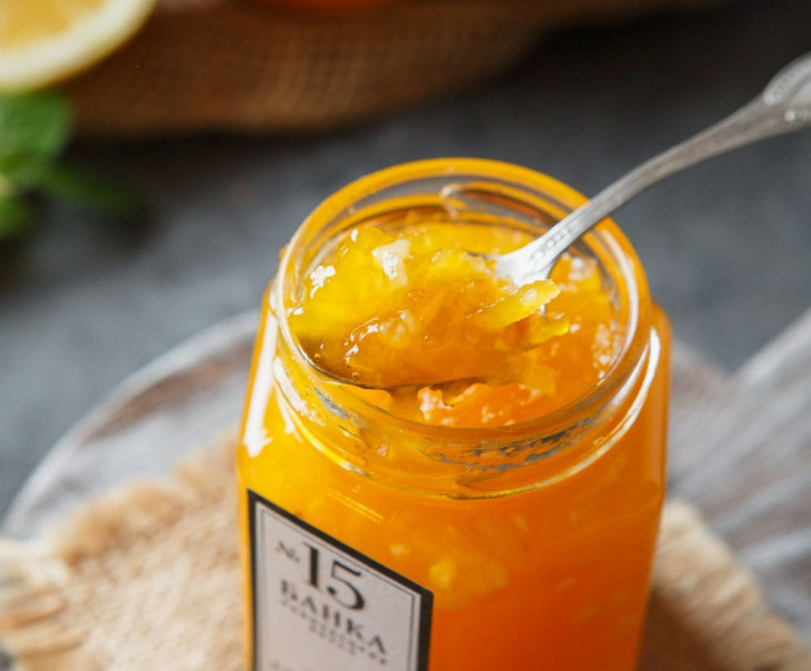 3558 Конфитюр "Тыква с апельсином и лимоном" Вкусляндия  - Вид №1