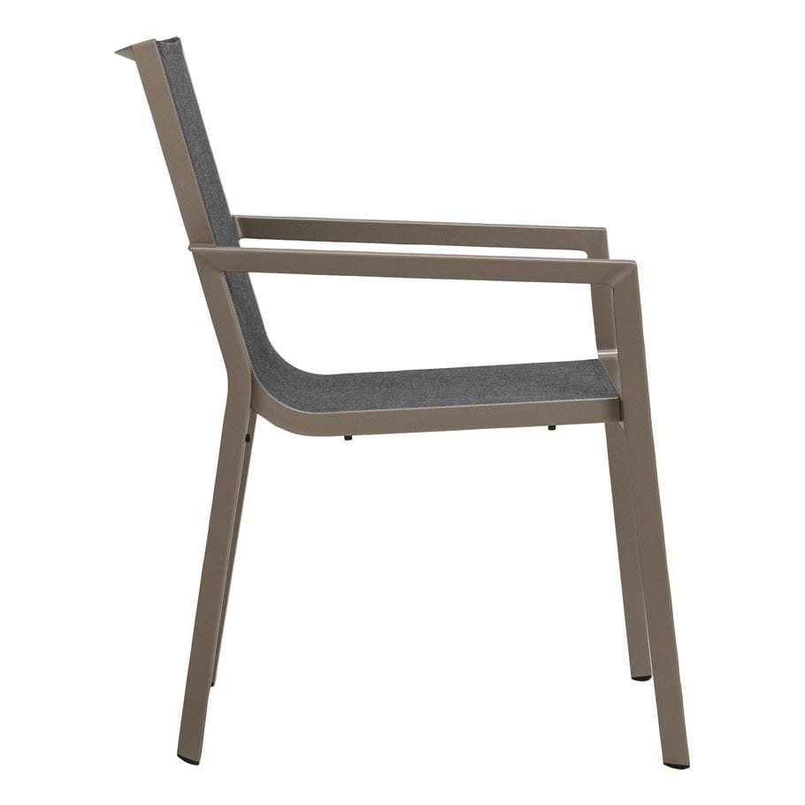 Штабелируемый садовый стул с подлокотниками JANUS et Cie TRIG ARCH-00073016 - Вид №4