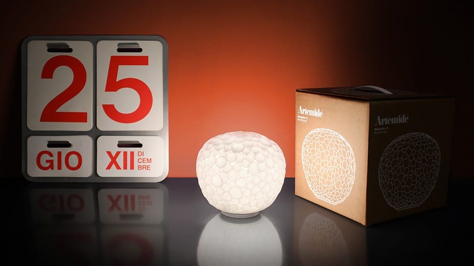 Настольная лампа из дутого стекла Artemide метеорит ARCH-00134207 - Вид №8