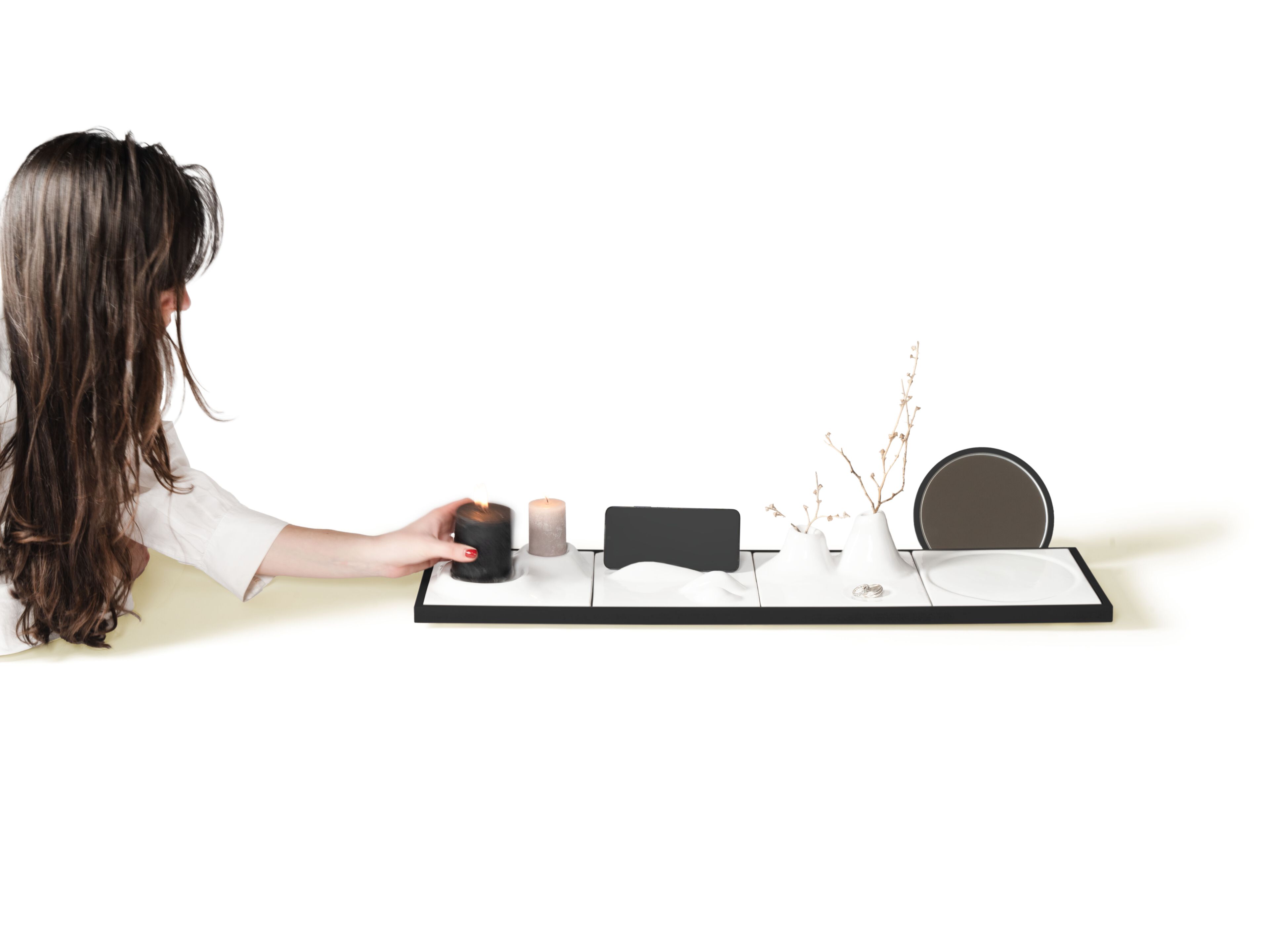 Настольное зеркало из МДФ Orografie MISGUARDO ARCH-00018569 - Вид №2