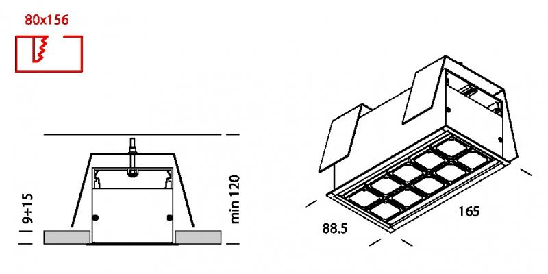 Lucifero's Многоточечный встраиваемый светодиодный светильник Leva sun-id-1449751 - Вид №6