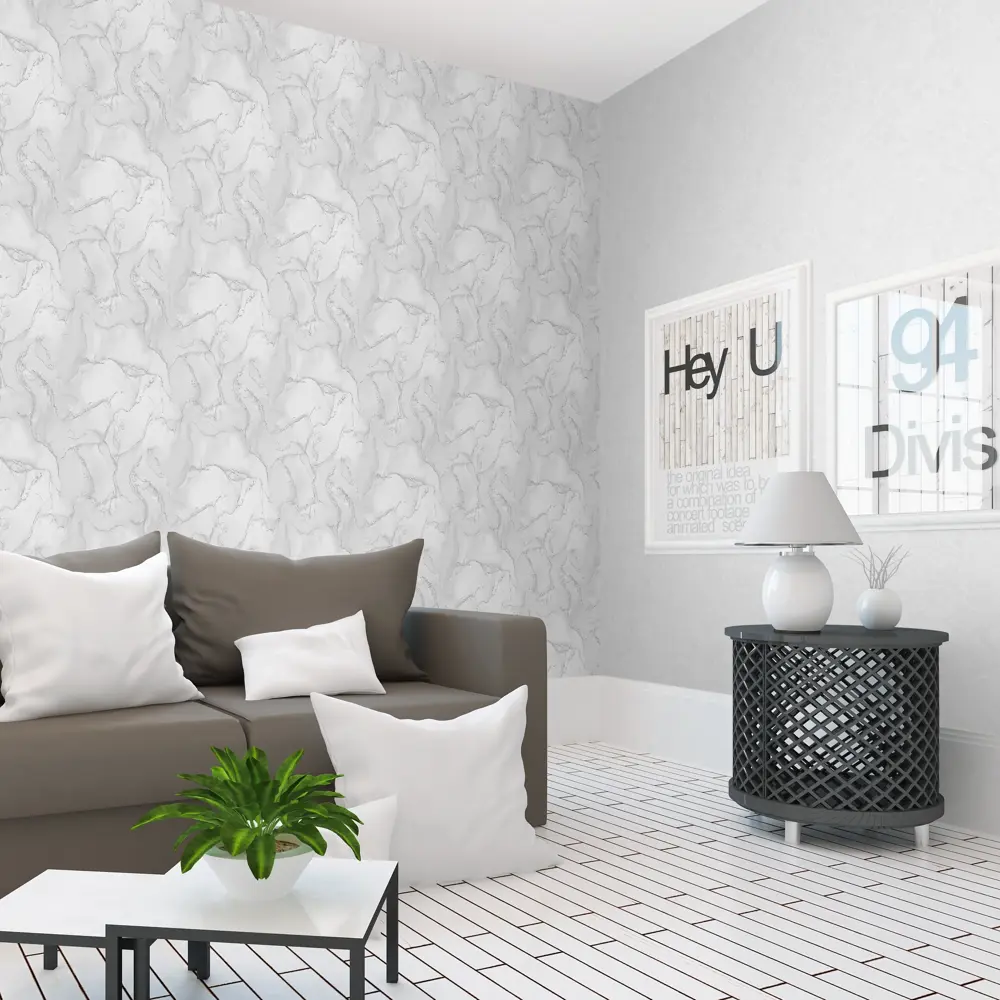 Обои флизелиновые Ateliero Alicante белые 1.06 м 989141 STLM-2148934 - Вид №3