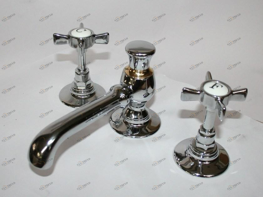 BLEU PROVENCE Смеситель для раковины из латуни на 3 отверстия Rubinetti per lavabo sun-id-1470604