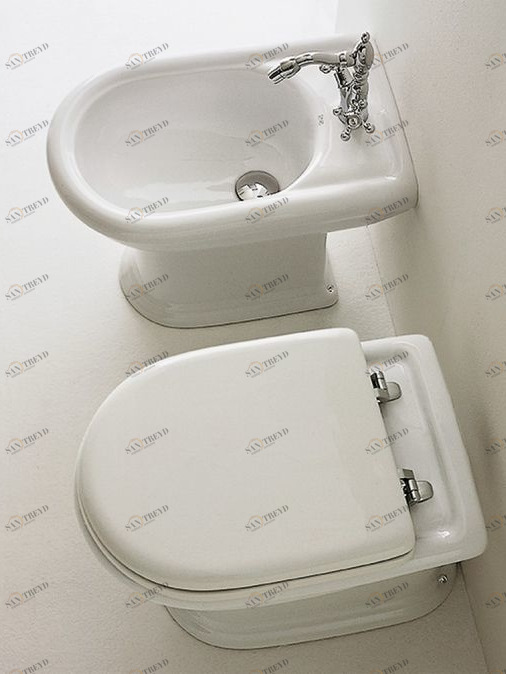 26004 Приставной унитаз напольный Зеленый Althea Ceramica Сlassic Marion Италия