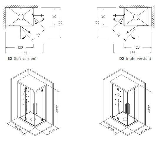 WE321.TR01L01 Alya Сollection душевая кабина  Samo 42566 - Вид №1