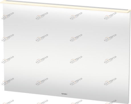 XL749702222 Зеркало изменяемой ширины с подсветкой X-Large #XL7497 1201-1800 x 36/105 мм Белый глянцевый декор Duravit