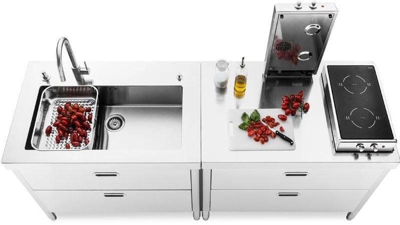 ALPES-INOX Кухонный гарнитур со складной плитой и ванной Liberi in cucina sun-id-1507627 - Вид №1