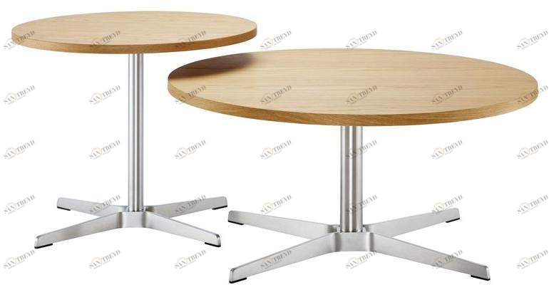 Thonet Круглый журнальный столик с основанием 4 звезды 1808 sun-id-1401970