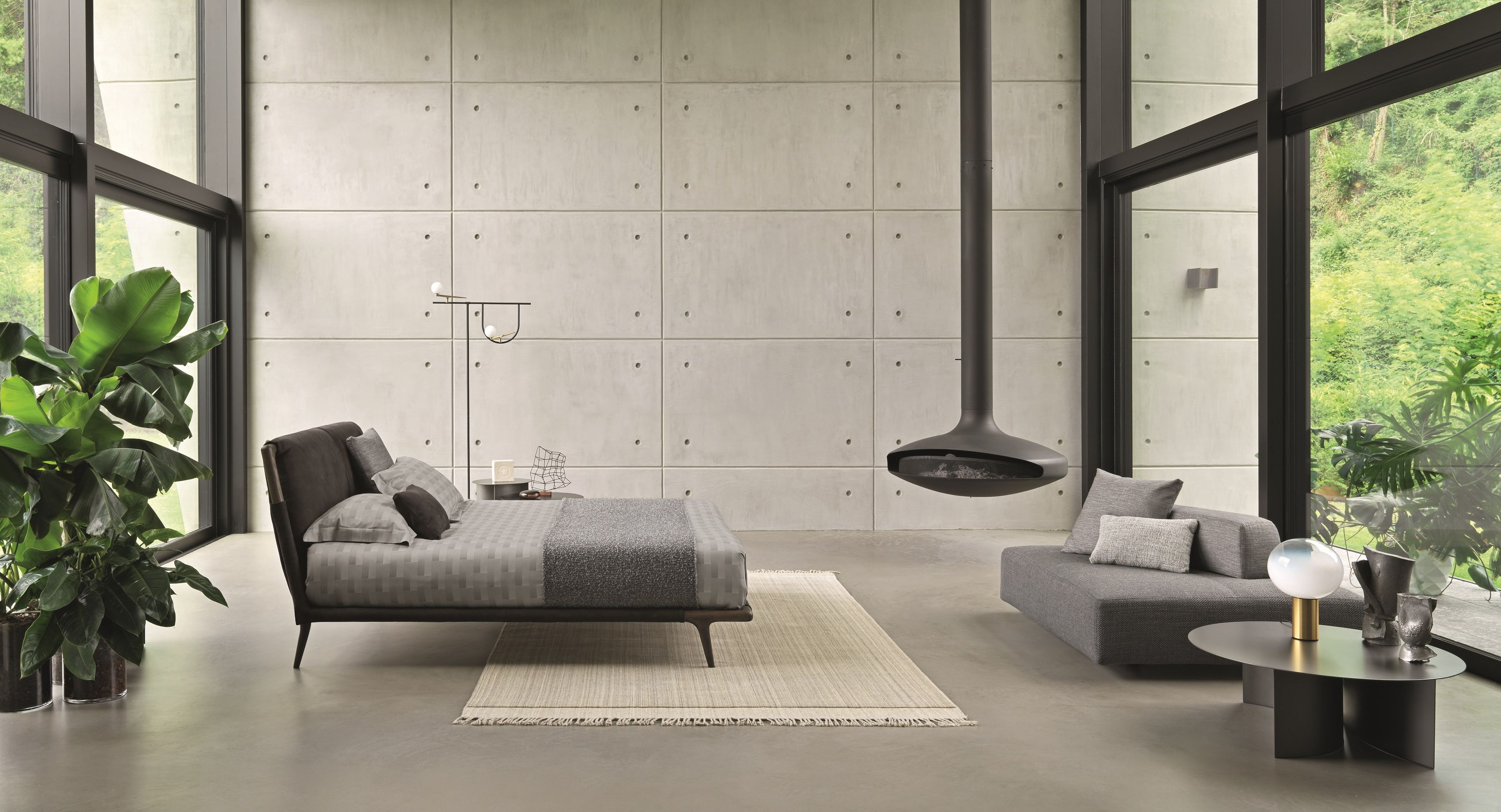 Двуспальная кровать с мягким изголовьем Flou Gaudí ARCH-00040041 - Вид №2