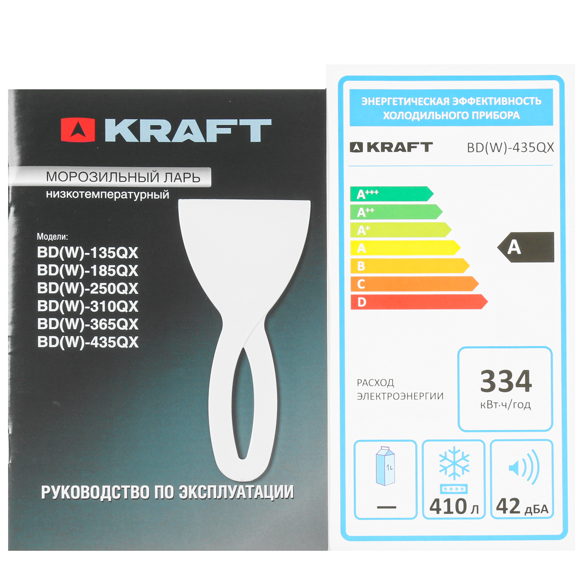 8187528 Морозильный ларь KRAFT BD (W)-435QX белый STDN-0077455 - Вид №8