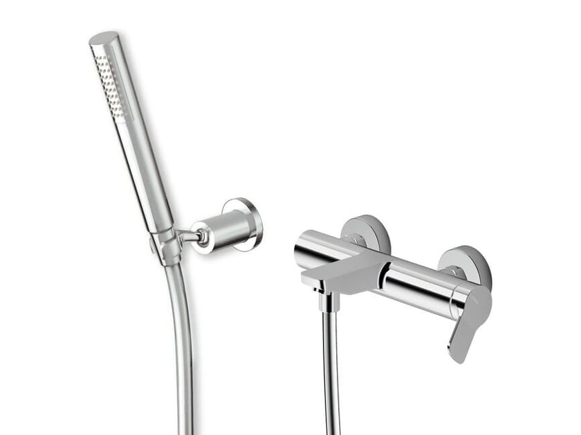 Настенный смеситель для ванны с ручным душем CRISTINA Rubinetterie Elevation ARCH-00142568
